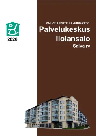 Palveluesite- ja hinnasto