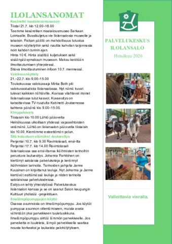 Ilolansanomat 7 2026